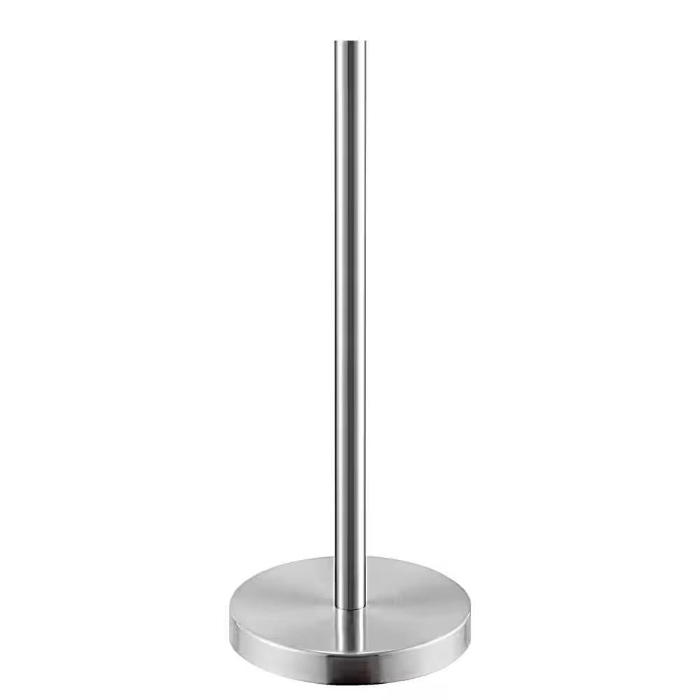 Bath Freestanding Toilet Paper Holder Tissue Roll Storage Stand Hand Towel Holder in Stainless Steel Brusher Nickel