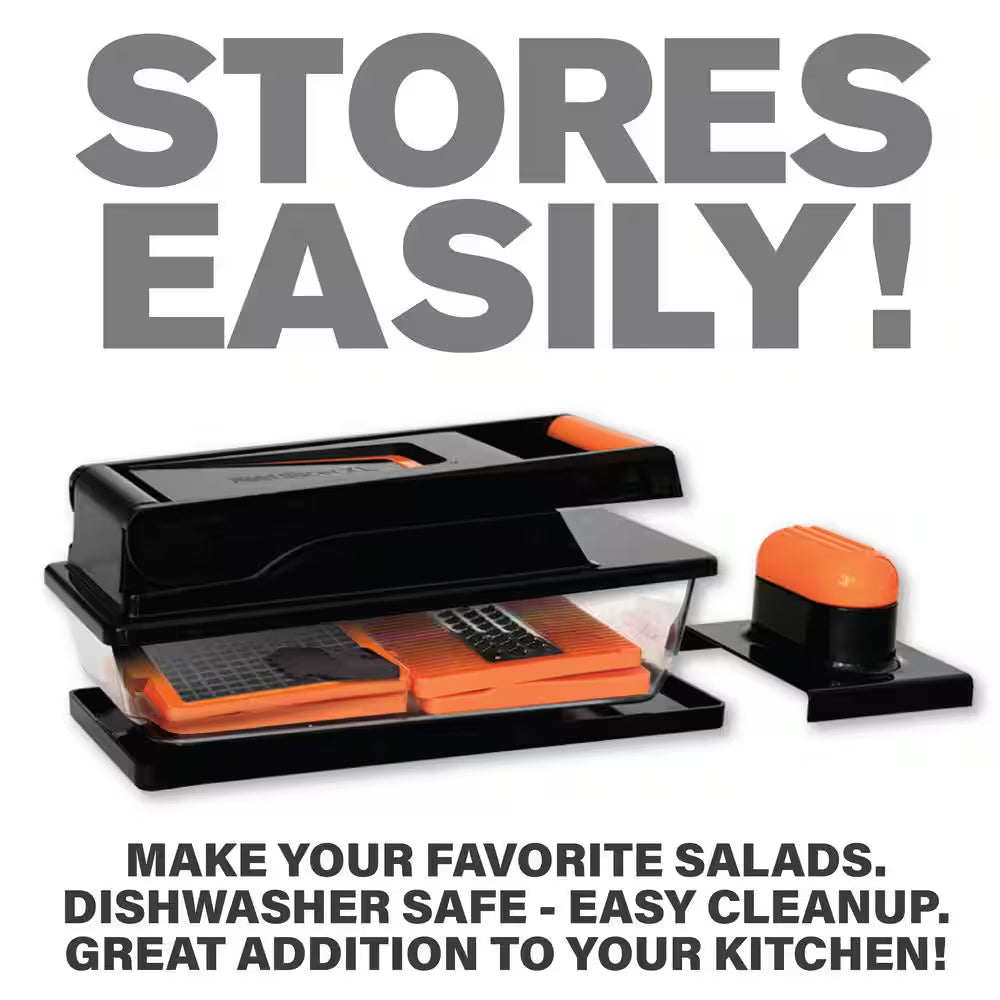 Nutri Slicer XL 4-In-1 Portable Easy Storage Handheld Kitchen Slicer with Storage Container