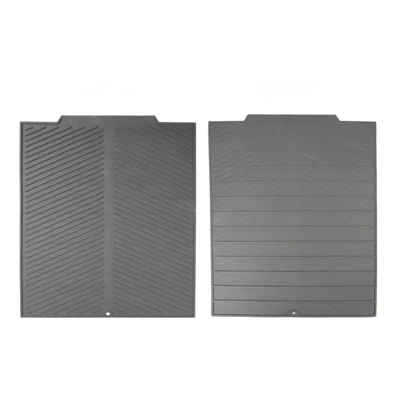 1PC Silicone Kitchen Drain Mat Non-Slip Drying Pad for Pots Dishes & Utensils Heat-Resistant Tableware Coaster