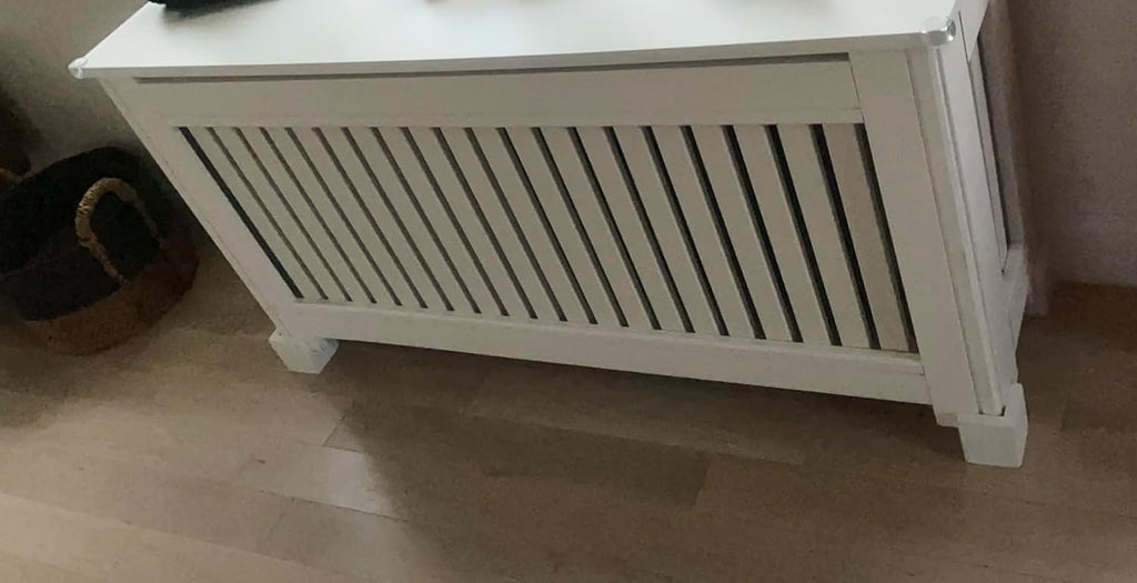 Set of 4 Bed Risers White Furniture Risers Heavy Duty Lifts Height 2", Solid Natural Wood Risers for Bed, Furniture, Table, Sofa,Chair Risers Furniture Legs